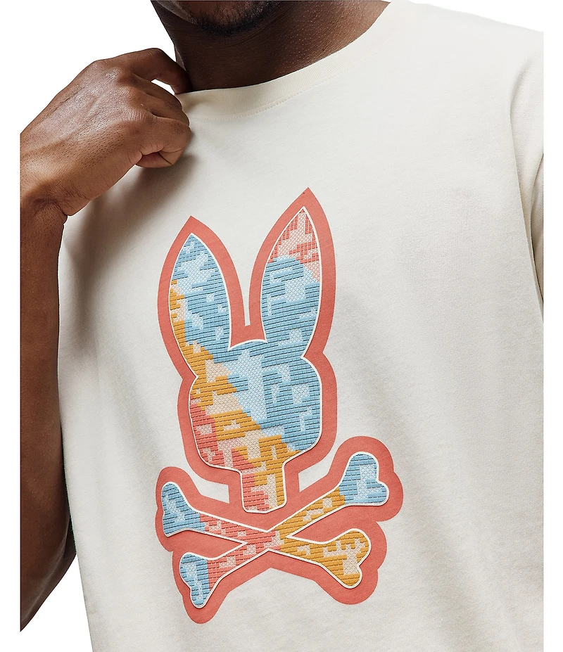 Psycho Bunny Oliver Short Sleeve Graphic T-Shirt