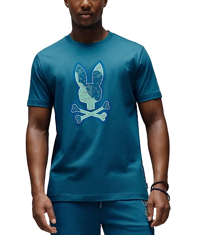 Psycho Bunny Oliver Short Sleeve Graphic T-Shirt