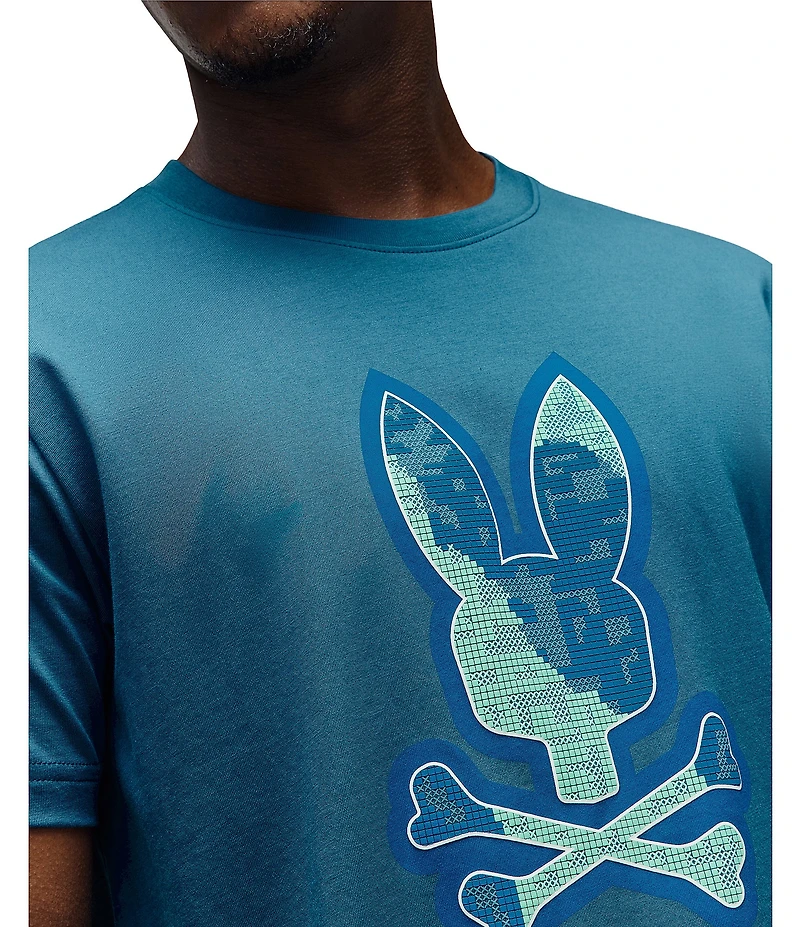 Psycho Bunny Oliver Short Sleeve Graphic T-Shirt