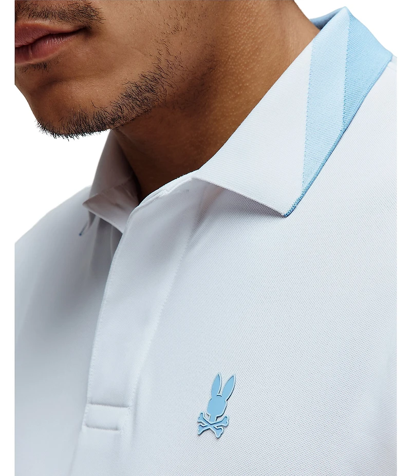 Psycho Bunny Onyx Sport Performance Short Sleeve Polo Shirt