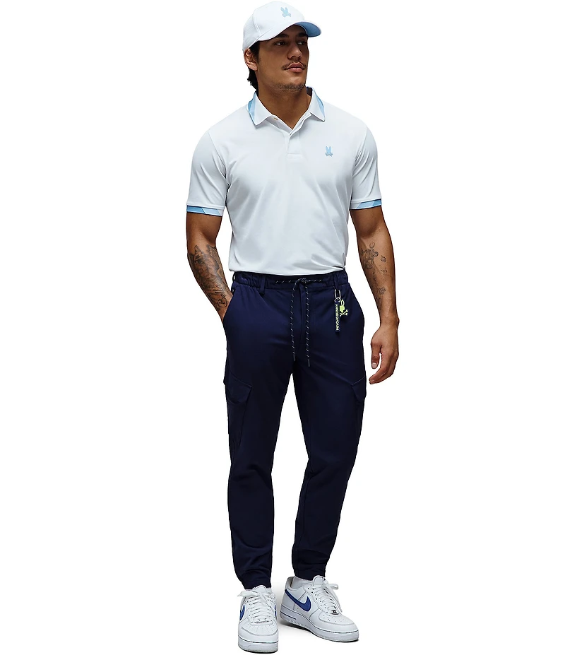 Psycho Bunny Onyx Sport Performance Short Sleeve Polo Shirt