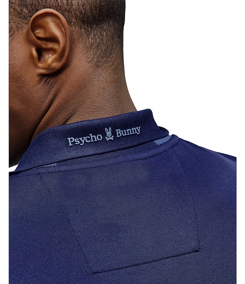 Psycho Bunny Onyx Sport Performance Short Sleeve Polo Shirt