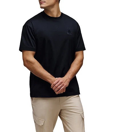 Psycho Bunny Oscar Embroidered Logo Relaxed Fit Short Sleeve T-Shirt