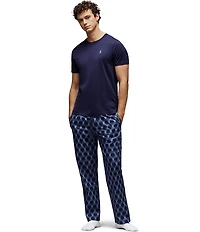 Psycho Bunny Patterned Poplin Woven Sleep Pants