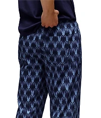 Psycho Bunny Patterned Poplin Woven Sleep Pants