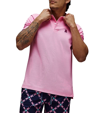 Psycho Bunny Pique Short Sleeve Polo Shirt