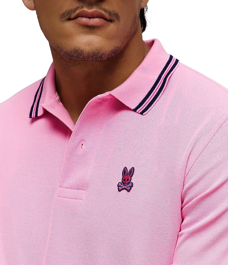 Psycho Bunny Pique Short Sleeve Polo Shirt
