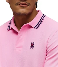 Psycho Bunny Pique Short Sleeve Polo Shirt