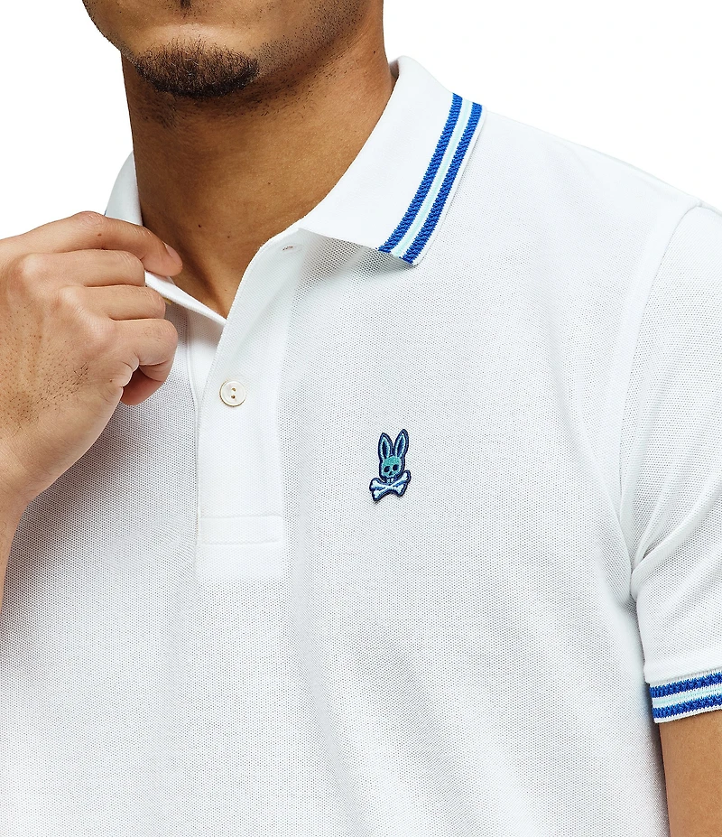 Psycho Bunny Pique Short Sleeve Polo Shirt