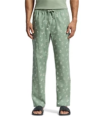 Psycho Bunny Printed Woven Poplin Pajama Pants