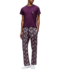 Psycho Bunny Printed Woven Poplin Pants