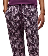 Psycho Bunny Printed Woven Poplin Pants