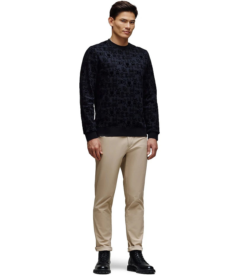 Psycho Bunny Reed Flocked Sweatshirt