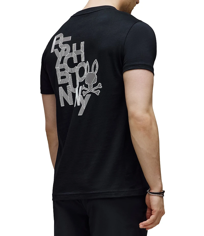 Psycho Bunny Reeves Back Short Sleeve T-Shirt