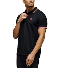 Psycho Bunny Ridge Pique Short Sleeve Polo Shirt