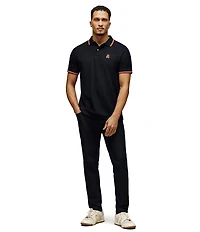 Psycho Bunny Ridge Pique Short Sleeve Polo Shirt