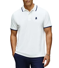 Psycho Bunny Ridge Pique Short Sleeve Polo Shirt