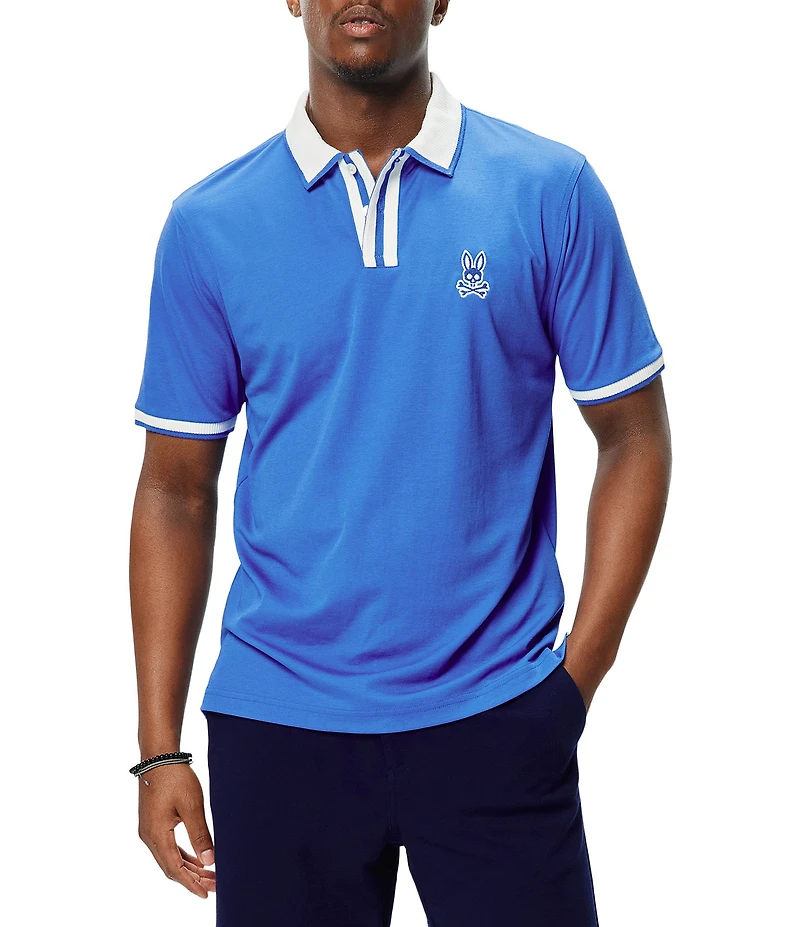 Psycho Bunny Ridley Pique Short Sleeve Polo Shirt