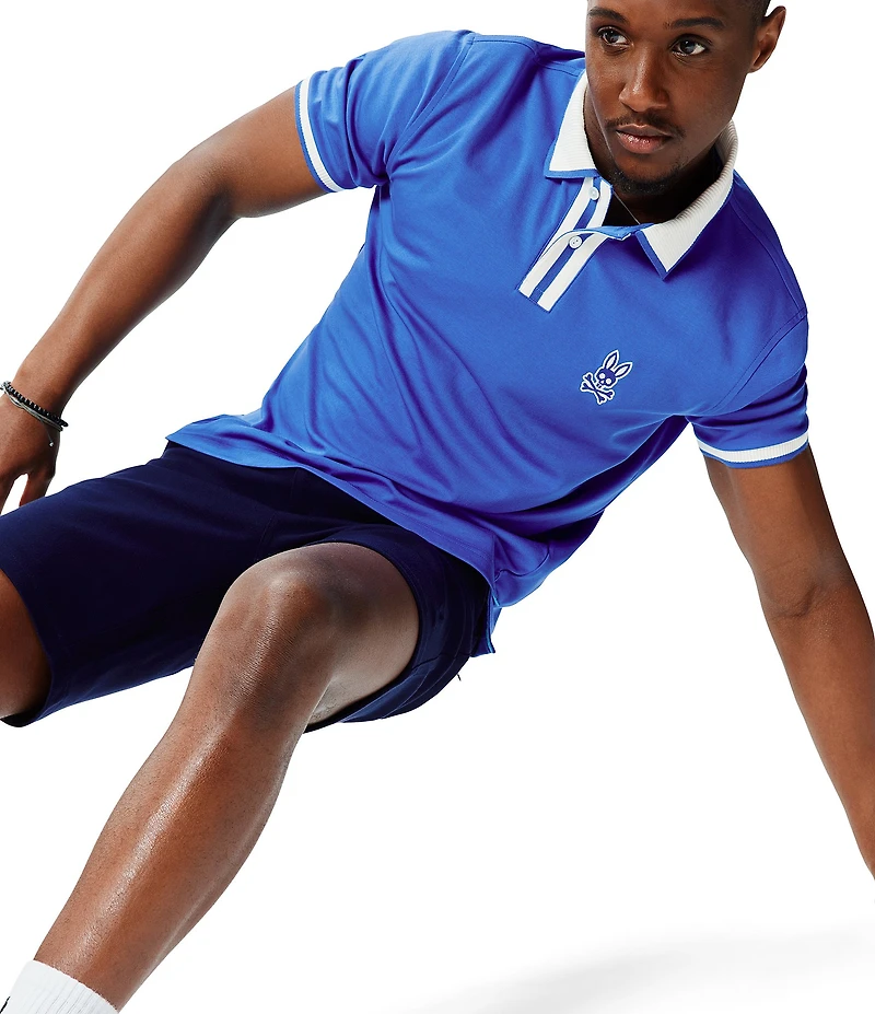 Psycho Bunny Ridley Pique Short Sleeve Polo Shirt