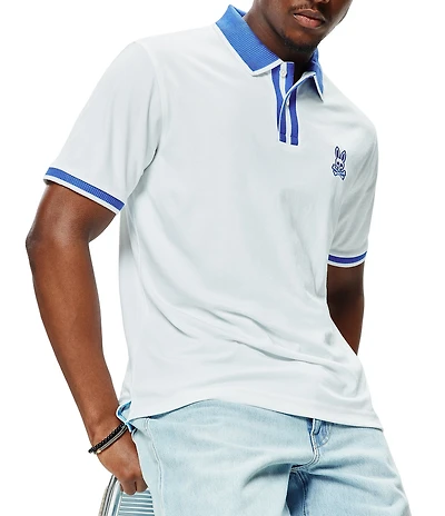 Psycho Bunny Ridley Pique Short Sleeve Polo Shirt