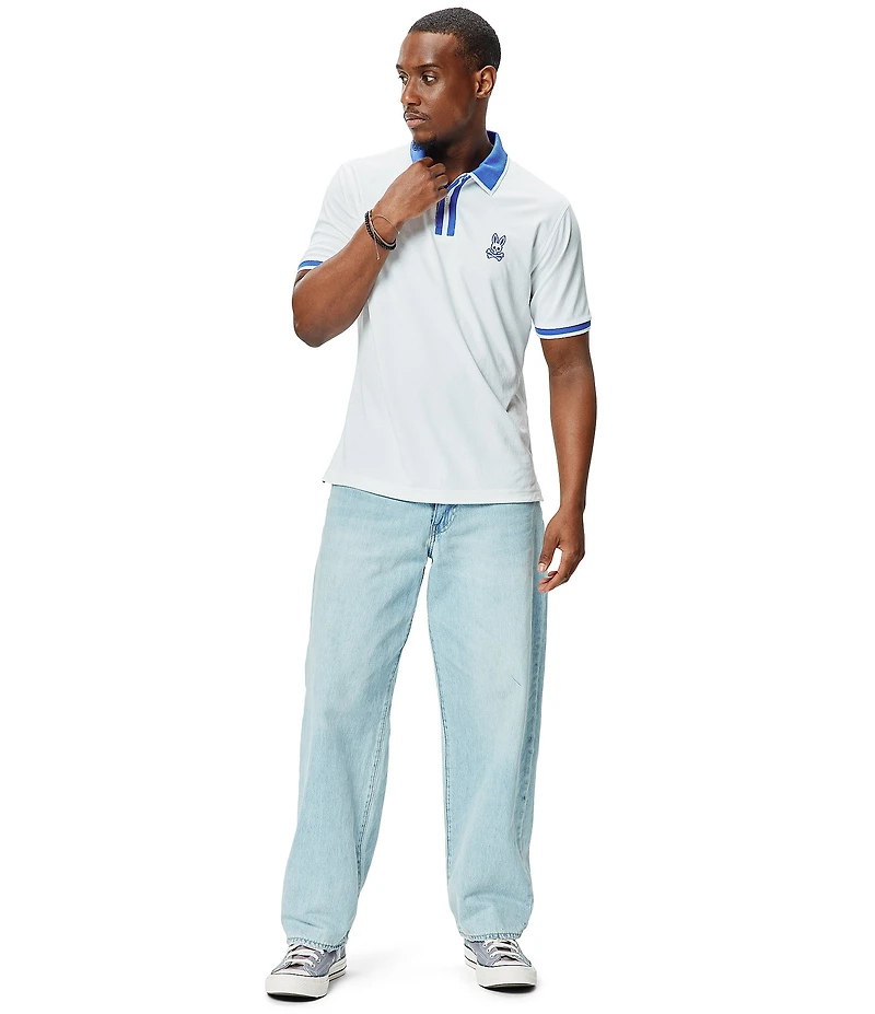 Psycho Bunny Ridley Pique Short Sleeve Polo Shirt