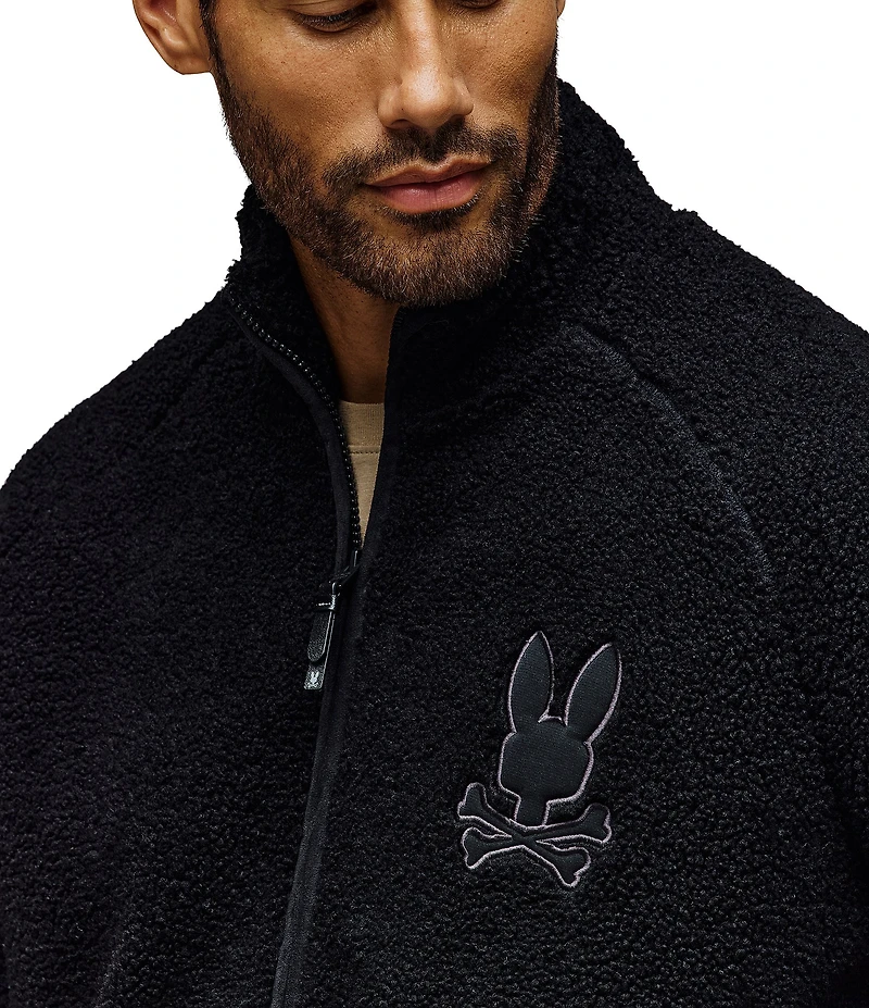Psycho Bunny Riley Full Zip Sherpa Jacket