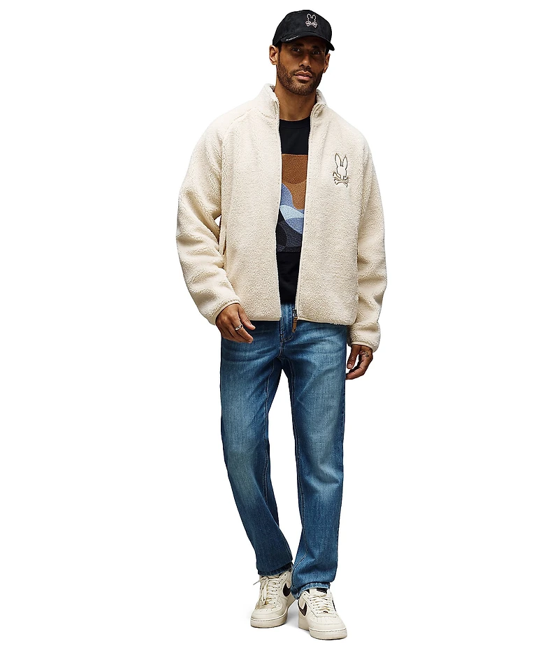 Psycho Bunny Riley Full Zip Sherpa Jacket