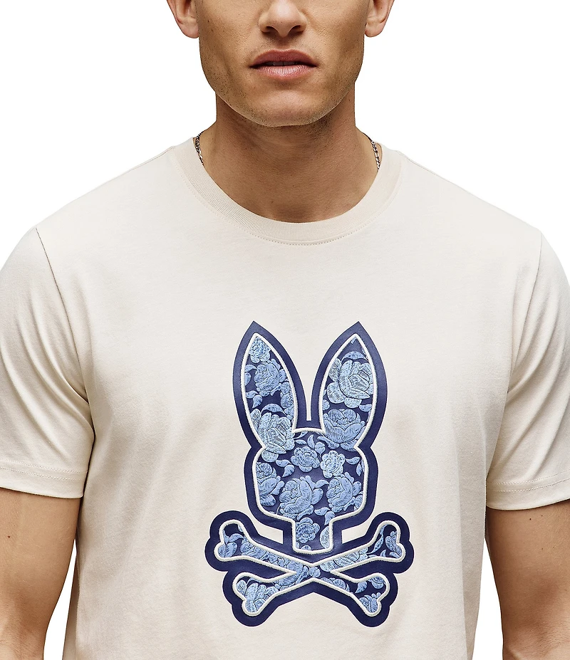 Psycho Bunny Rowen Bunny Graphic Short Sleeve T-Shirt