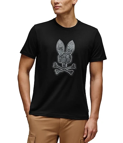 Psycho Bunny Rowen Bunny Graphic Short Sleeve T-Shirt