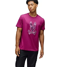 Psycho Bunny Rowen Bunny Graphic Short Sleeve T-Shirt