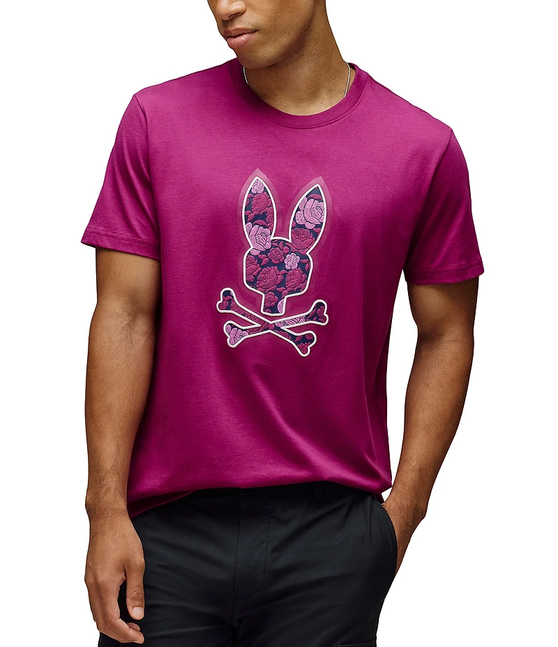 Psycho Bunny Rowen Bunny Graphic Short Sleeve T-Shirt