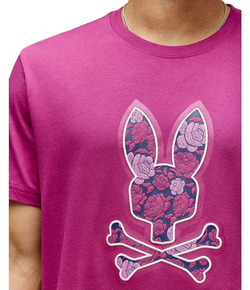 Psycho Bunny Rowen Bunny Graphic Short Sleeve T-Shirt