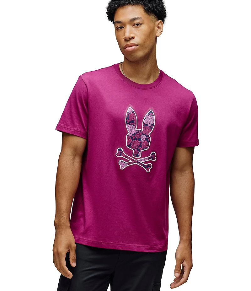 Psycho Bunny Rowen Bunny Graphic Short Sleeve T-Shirt