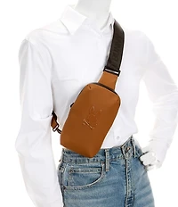 Psycho Bunny Rubberized Crossbody Bag
