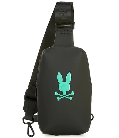 Psycho Bunny Rubberized Crossbody Bag