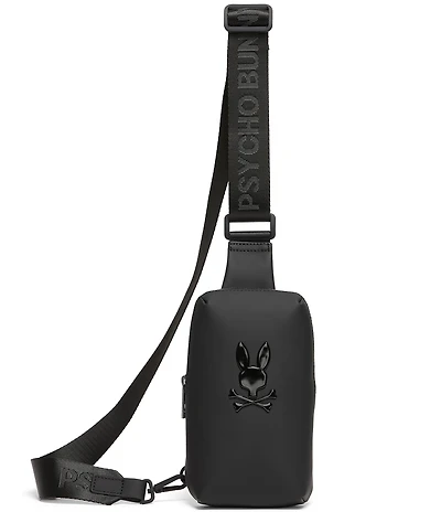 Psycho Bunny Rubberized Crossbody Bag