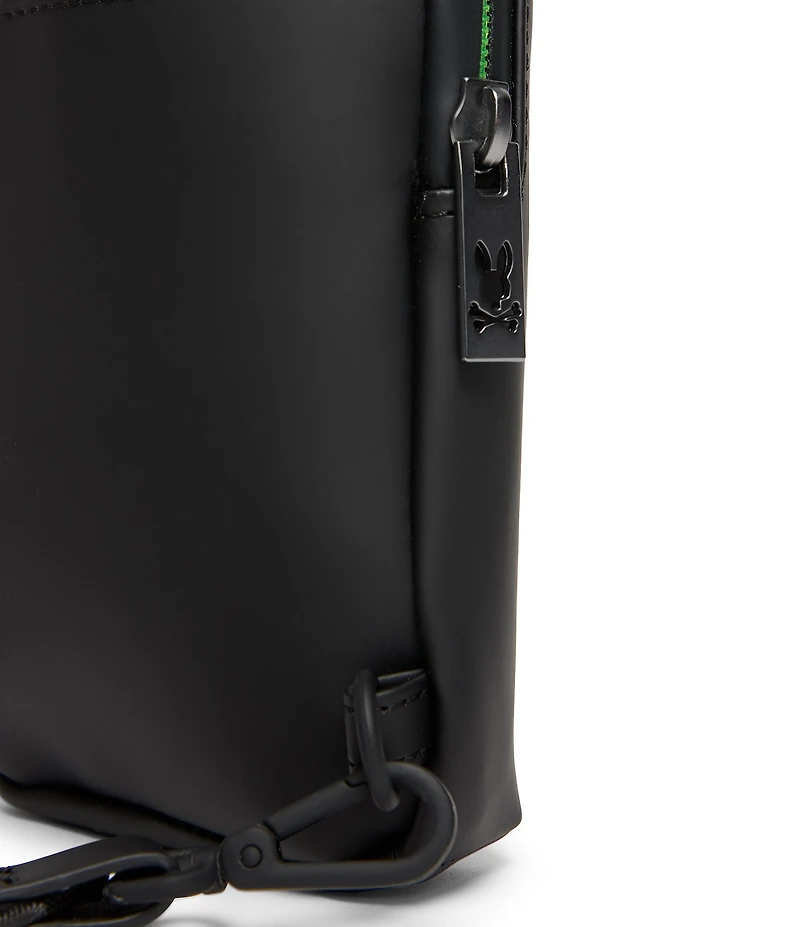Psycho Bunny Rubberized Crossbody Bag
