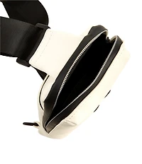 Psycho Bunny Rubberized Embossed Bunny Crossbody Bag