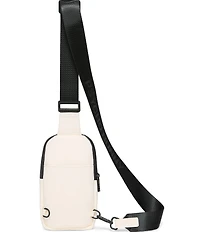 Psycho Bunny Rubberized Embossed Bunny Crossbody Bag
