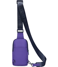 Psycho Bunny Rubberized Embossed Bunny Crossbody Bag