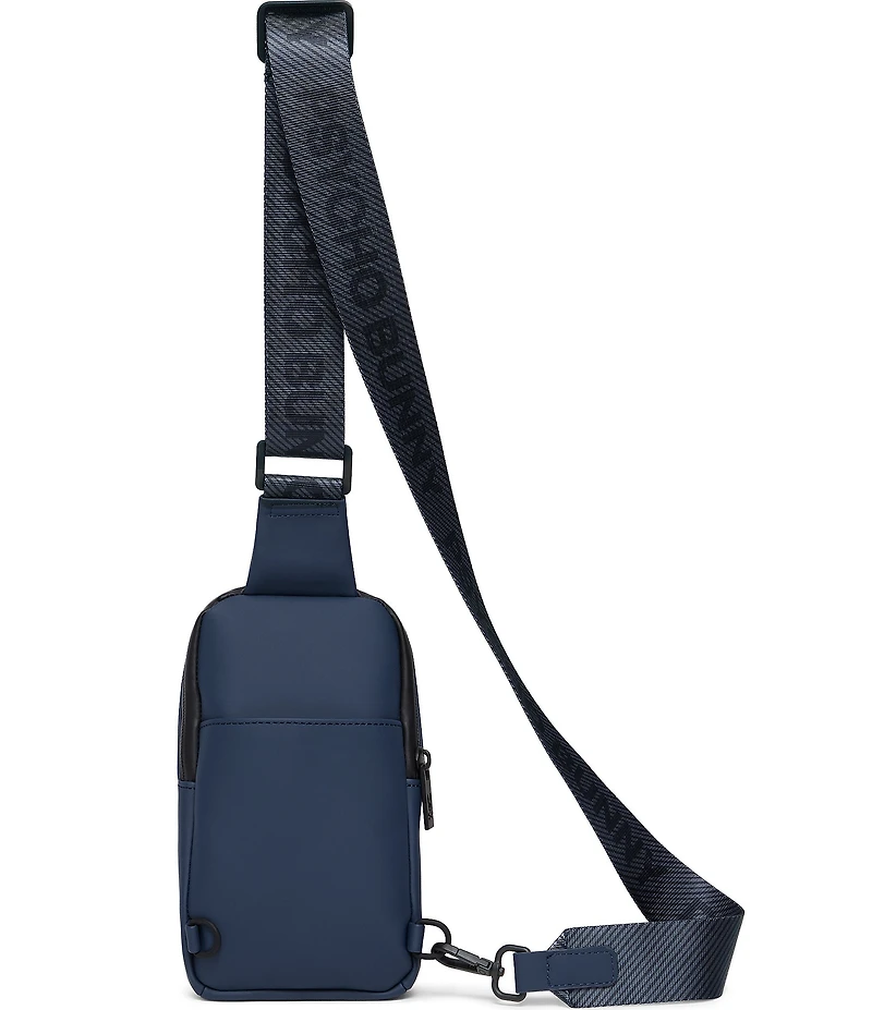 Psycho Bunny Rubberized Embossed Bunny Crossbody Bag