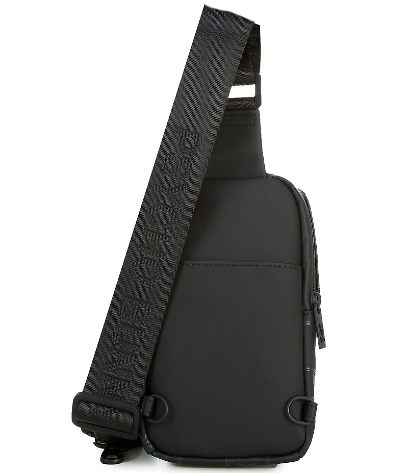 Psycho Bunny Rubberized Logo Crossbody Bag