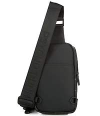 Psycho Bunny Rubberized Logo Crossbody Bag