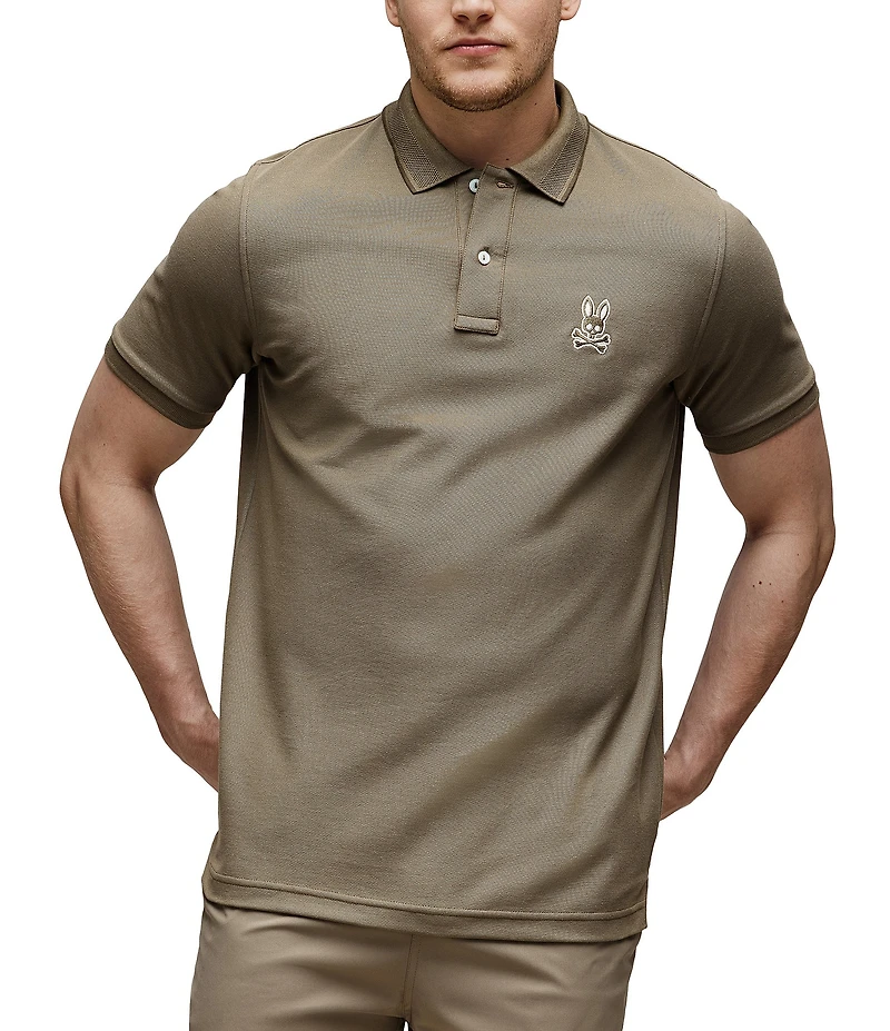 Psycho Bunny Ryder Pique Short Sleeve Polo Shirt
