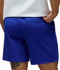 Psycho Bunny Samos Hydrochromic Printed 5.75#double; Inseam Swim Trunks