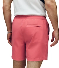 Psycho Bunny Samos Hydro Chromic 5 3/4#double; Inseam Printed Swim Trunks