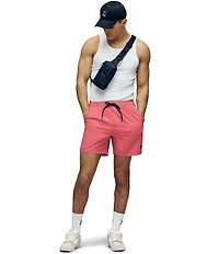Psycho Bunny Samos Hydro Chromic 5 3/4#double; Inseam Printed Swim Trunks