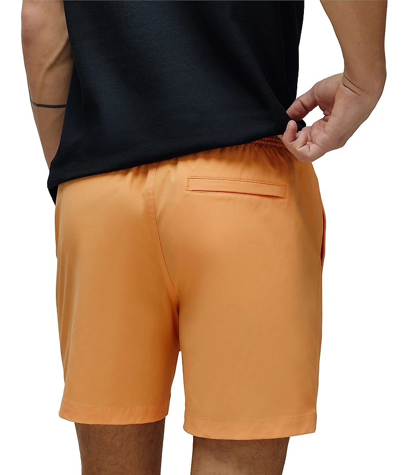 Psycho Bunny Samos Hydrochromic Printed 5.75#double; Inseam Swim Trunks