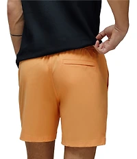 Psycho Bunny Samos Hydrochromic Printed 5.75#double; Inseam Swim Trunks