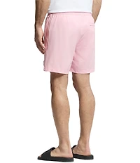 Psycho Bunny Samos Hydro Chromic 5 3/4#double; Inseam Printed Swim Trunks